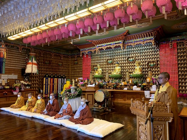 The Vesak Great Ceremony at Hoang Phap Temple in Jeonju City - South Korea